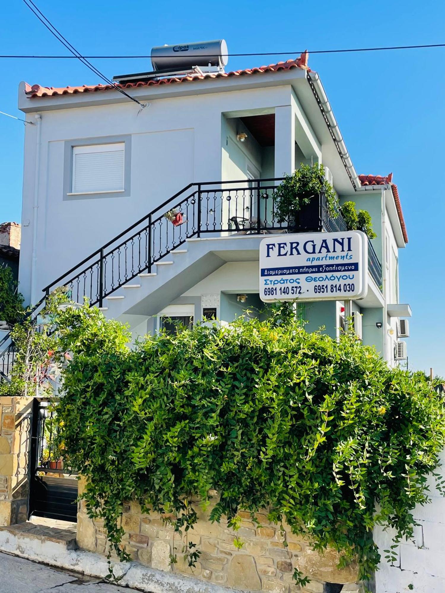 Fergani Apartments Moudhros ภายนอก รูปภาพ